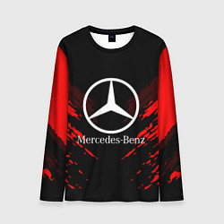 Лонгслив мужской Mercedes-Benz: Red Anger, цвет: 3D-принт