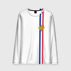 Мужской лонгслив Франция: лента с гербом