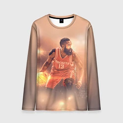 Лонгслив мужской NBA Rockets 13, цвет: 3D-принт