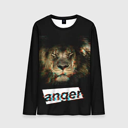 Лонгслив мужской Anger Lion, цвет: 3D-принт