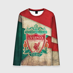 Лонгслив мужской FC Liverpool: Old Style, цвет: 3D-принт