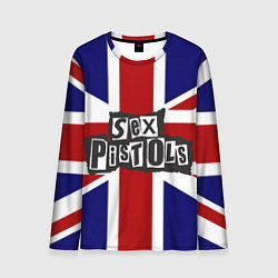 Лонгслив мужской Sex Pistols UK, цвет: 3D-принт