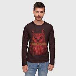 Лонгслив мужской Twin Peaks: Red Owl, цвет: 3D-принт — фото 2