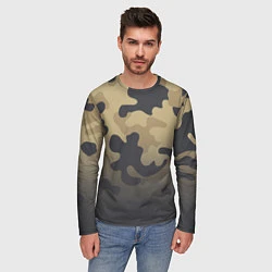 Лонгслив мужской Camouflage Khaki, цвет: 3D-принт — фото 2