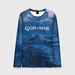 Мужской лонгслив God of War: Rage of the waves