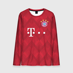 Лонгслив мужской FC Bayern Home 18-19, цвет: 3D-принт