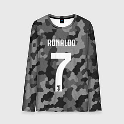 Лонгслив мужской Ronaldo 7: Camo Sport, цвет: 3D-принт