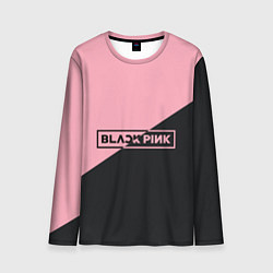 Лонгслив мужской Black Pink, цвет: 3D-принт