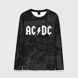 Лонгслив мужской AC/DC: Black Rock, цвет: 3D-принт