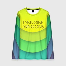 Лонгслив мужской Imagine Dragons: Lime Colour, цвет: 3D-принт