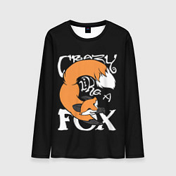 Мужской лонгслив Crazy Like a Fox