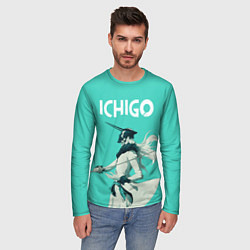 Лонгслив мужской Куросаки Ичиго, цвет: 3D-принт — фото 2