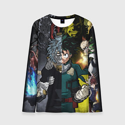 Лонгслив мужской Шигараки и Мидория, цвет: 3D-принт