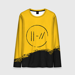 Мужской лонгслив 21 Pilots: Yellow Logo