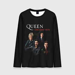 Лонгслив мужской Queen: Greatests Hits, цвет: 3D-принт