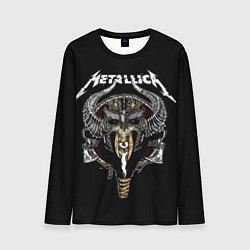 Лонгслив мужской Metallica: Hard Metal, цвет: 3D-принт
