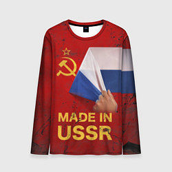 Лонгслив мужской MADE IN USSR, цвет: 3D-принт