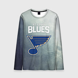 Лонгслив мужской St Louis Blues, цвет: 3D-принт