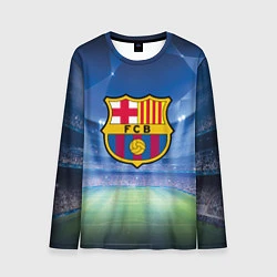 Лонгслив мужской FC Barcelona, цвет: 3D-принт