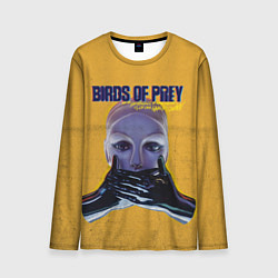 Лонгслив мужской Birds of Prey Black mask, цвет: 3D-принт