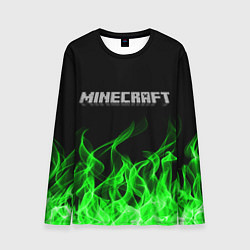 Лонгслив мужской MINECRAFT FIRE, цвет: 3D-принт