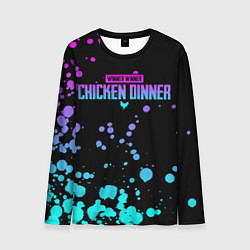 Лонгслив мужской Chicken Dinner, цвет: 3D-принт