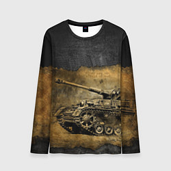 Мужской лонгслив Tanks are not afraid mud