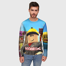 Лонгслив мужской ROBLOX, цвет: 3D-принт — фото 2