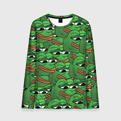 Лонгслив мужской Pepe The Frog, цвет: 3D-принт