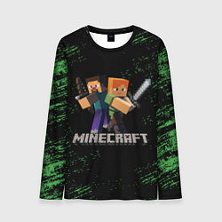 Лонгслив мужской MINECRAFT, цвет: 3D-принт