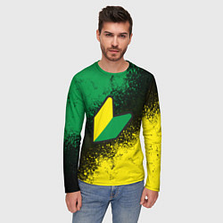 Лонгслив мужской JDM LOGO, цвет: 3D-принт — фото 2