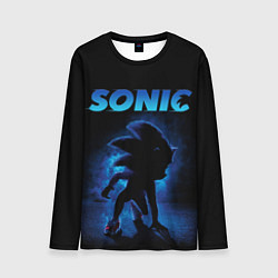 Мужской лонгслив Sonic in shadow