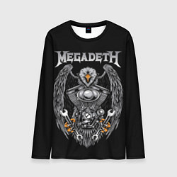 Лонгслив мужской Megadeth, цвет: 3D-принт