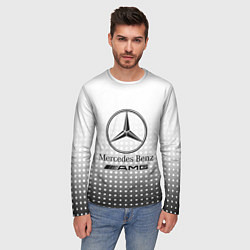 Лонгслив мужской Mercedes-Benz, цвет: 3D-принт — фото 2