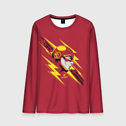 Лонгслив мужской The Flash, цвет: 3D-принт