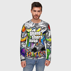 Лонгслив мужской GTA, цвет: 3D-принт — фото 2