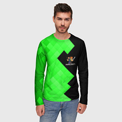 Лонгслив мужской MINECRAFT, цвет: 3D-принт — фото 2
