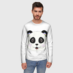 Лонгслив мужской Panda, цвет: 3D-принт — фото 2