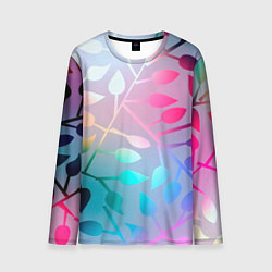 Мужской лонгслив Листья