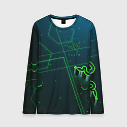 Лонгслив мужской RAZER CYBERSPORT, цвет: 3D-принт