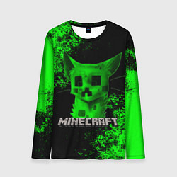 Лонгслив мужской MINECRAFT CAT, цвет: 3D-принт