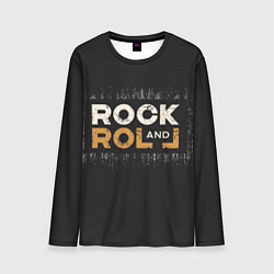 Лонгслив мужской Rock and Roll Z, цвет: 3D-принт