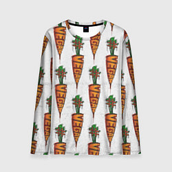 Лонгслив мужской Vegan, цвет: 3D-принт