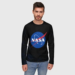Лонгслив мужской NASA НАСА, цвет: 3D-принт — фото 2