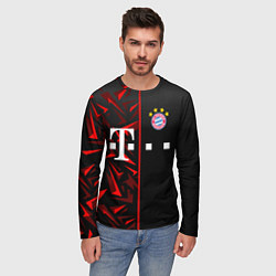 Лонгслив мужской FC Bayern Munchen Форма, цвет: 3D-принт — фото 2