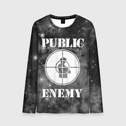 Лонгслив мужской PUBLIC ENEMY, цвет: 3D-принт