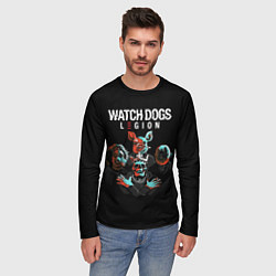 Лонгслив мужской Watch Dogs Legion, цвет: 3D-принт — фото 2