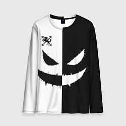 Мужской лонгслив Черно-белая улыбка, BlackHorse