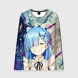 Лонгслив мужской Re: Zero Жизнь с нуля, цвет: 3D-принт