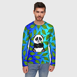Лонгслив мужской Панда, цвет: 3D-принт — фото 2